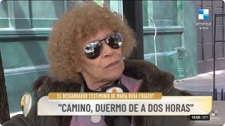  DESGARRADOR TESTIMONIO DE MARÍA ROSA FUGAZOT: "Me queda el orgullo de haber criado a un gran tipo" 