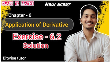 Ex 6.2 class 12 ( Part 1 ) | Exercise 6.2 class 12 maths | Class 12 Maths chapter 5 exercise 6.2