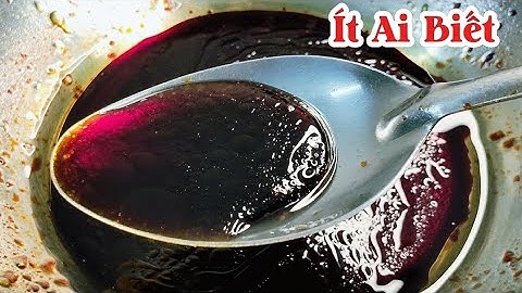 Cách thắng NƯỚC MÀU siêu nhanh màu đẹp không bị đông đơn giản, ít ai biết