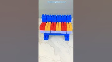 Satisfying Diy Building Blocks ASMR | Building Blocks Piano 🎹#asmr #asmrsounds #shorts #shortvideo