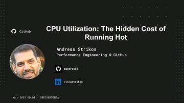 SREcon25 Europe/Middle East/Africa - CPU Utilization: The Hidden Cost of Running Hot