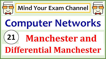 Biphase Line Coding | Manchester & Differential Manchester | Computer Networks | Lecture 21