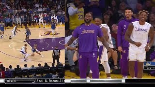 Zach Norvell Jr.CRAZY ANKLE BREAKER on Jordan Poole and LeBron James REACTION! Lakers vs Warriors