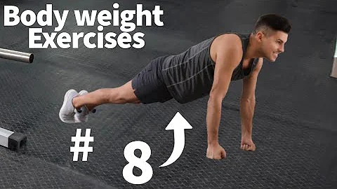 8 Bodyweight Exercises Everyone should Do!(Hit every muscle)