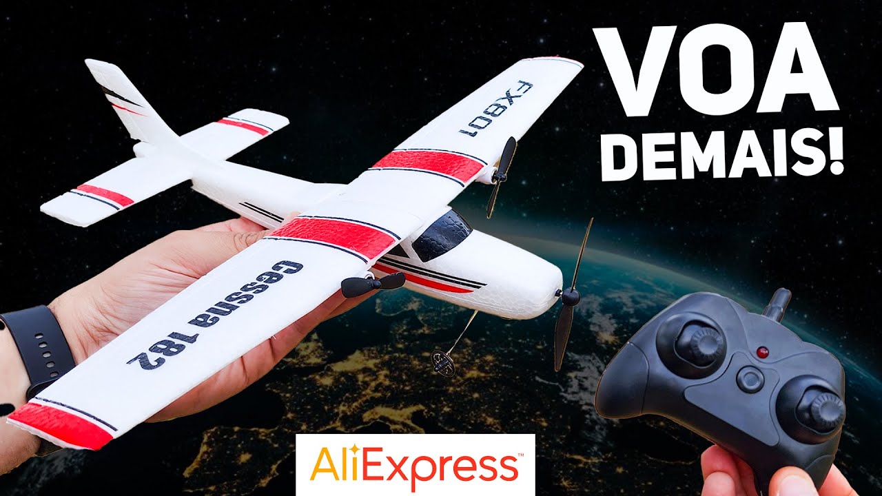 COMPREI um AVIÃO de CONTROLE REMOTO no AliExpress! O melhor