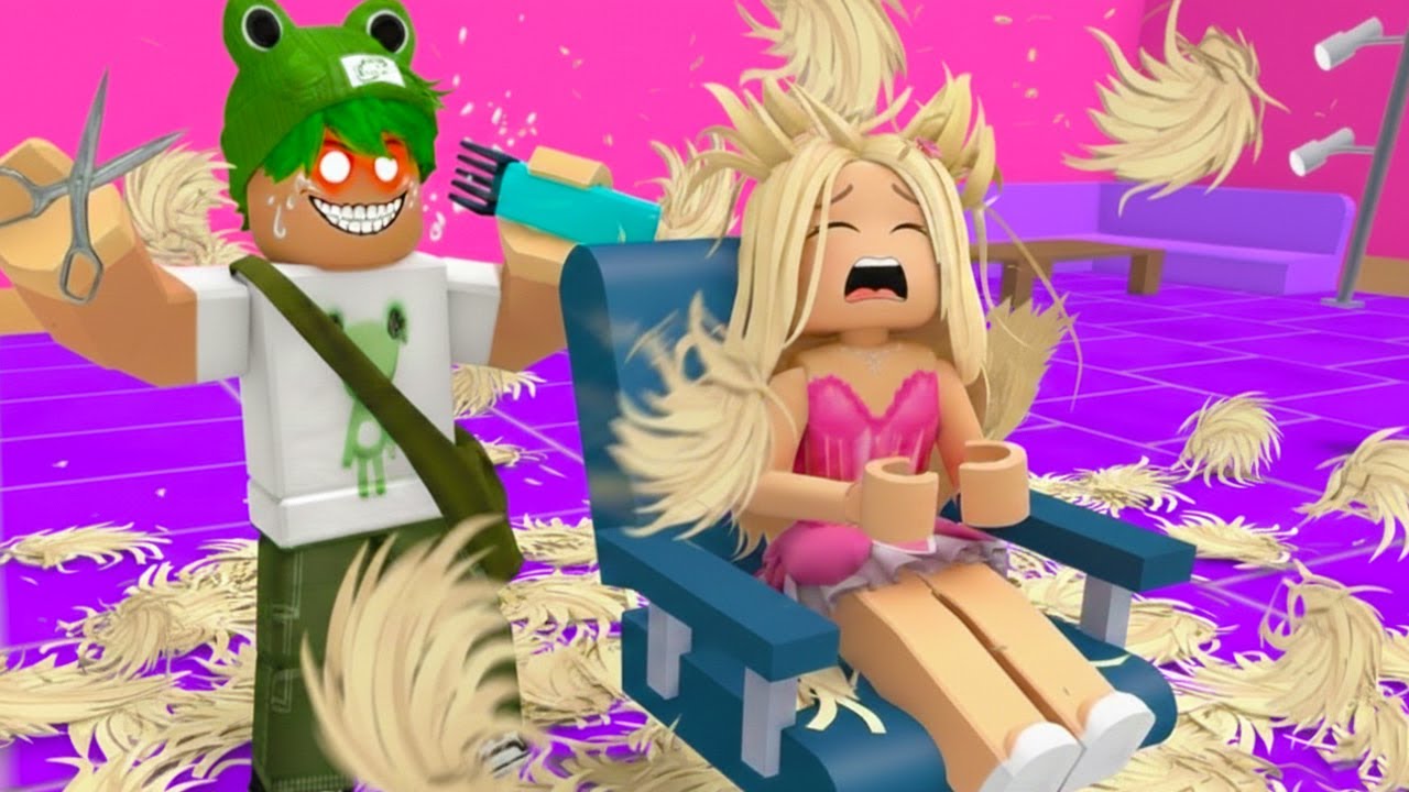 ÇILGIN KUAFÖR SAÇLARIMIZI KESTİ 😱 ROBLOX KÜBRA NİSA