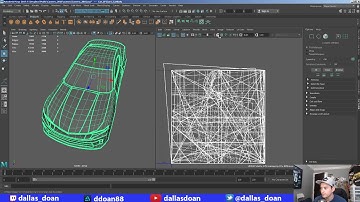 Maya 2017 UV Checkered Texture