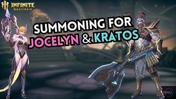 Infinite Magicraid (IMR): Summoning for Jocelynn & Kratos | Kratos Banner