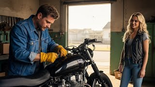Un mecanic sărac ajută o motociclistă, fără să știe că ea este miliardară și îi va schimba viața