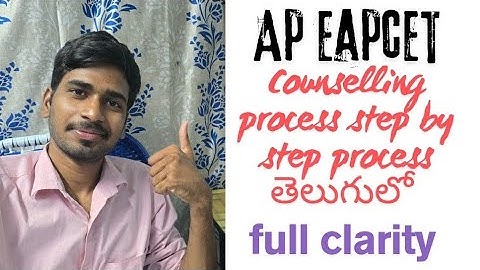Ap EAPCET 2025 counselling process in Telugu|documents required,registration,web options