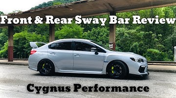 2015+ WRX STI Front & Rear Sway Bar Review Cygnus Performance
