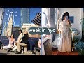 events in the city, organizing my closet, clothing haul: a week in my life NYC VLOG