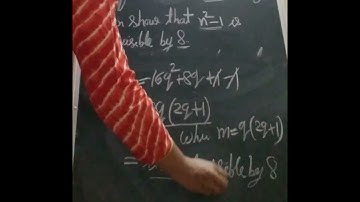 If n is an odd integer then show that n^2-1 is divisible by 8