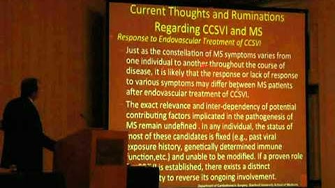 Dr. Dake Lecture Part 6 - Hubbard Foundation 2011 CCSVI Conference