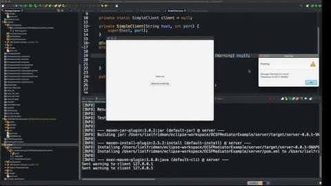 OCSF, JavaFX, EventBus, Maven