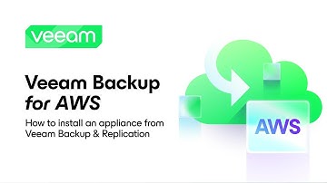 Veeam Backup for AWS: How to Install an Appliance from Veeam Backup & Replication