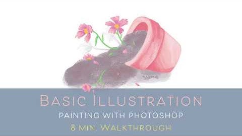 Basic Illustration with Photoshop using Grut Brushes