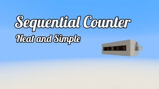 Sequential Counter - Minecraft