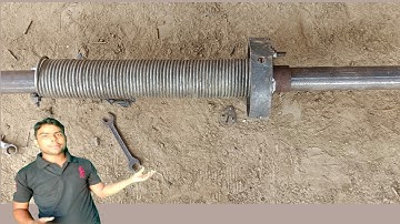 Roling Sutter spring setting | how to make roling Sutter | #rollingshutter #gyanchandrafabrication