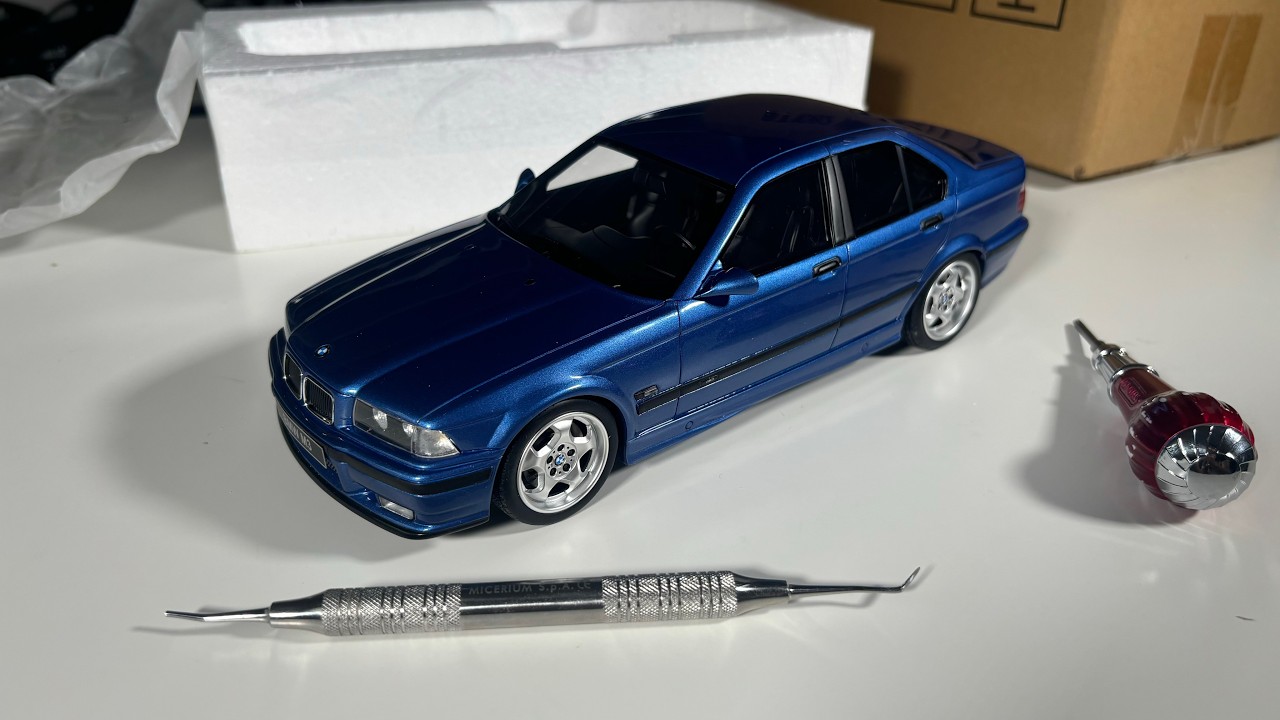 ミニカー Otto BMW M3 1/18 OT625 Bleu Estoril 1995 1/18 OTTO 1995 BMW M3 E36 (Blue) Car Model - LIVECARMODEL.com