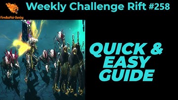 Diablo 3: NA Challenge Rift #258 - Quick & Easy Guide - Maps & Everything you need for a quick time!