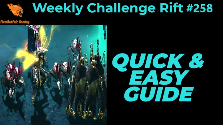 Diablo 3: NA Challenge Rift #258 - Quick & Easy Guide - Maps & Everything you need for a quick time!