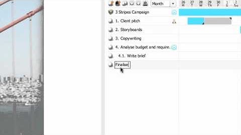 Drag & Drop Gantt Timeline - Copper Project Management Software