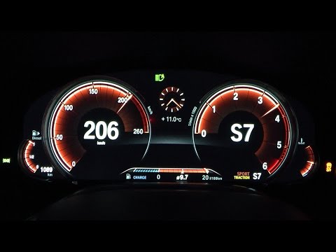 2017 BMW 750d xDrive 400 HP 0-100 km/h, 0-100 mph & 0-200 km/h Acceleration