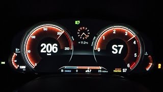 2017 Bmw 750D Xdrive 400 Hp 0-100 Kmh, 0-100 Mph & 0-200 Kmh Acceleration