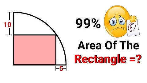Can you find the Area of the Rectangle?