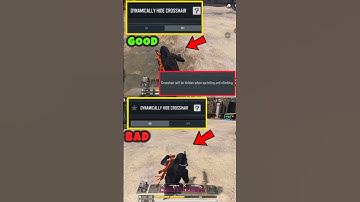✅Best Dynamically Hide Crosshair setting in CODM BR 🔥💯Codmobile Tips and Tricks #shorts #codmbr