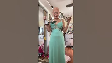GET DRESSED WITH ME WITH ME FOR PROM #alopecia #prom. #prom2025 #getdressedwithme #getdressed #gdwm