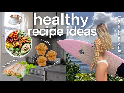 EASY RECIPE IDEAS!! meal prepping, job update (!), stitches & surfing! hawaii diaries ep. 8