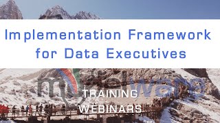 Implementation Framework for Data Executives