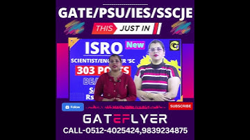 ISRO RECRUITMENT 2023 || NEW || SCIENTIST/ENGINEER || 303 POSTS || BE/BTECH || ₹ 56,100 || FRESHERS