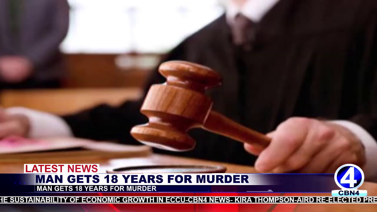 MAN GETS 18 YEARS FOR MURDER - YouTube