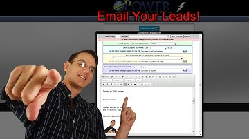 Power Lead System - How To Email Your Leads!! Create & Send!