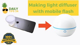 How to make mobile flash light diffuser in 1 minute lifehacks #shorts screenshot 2