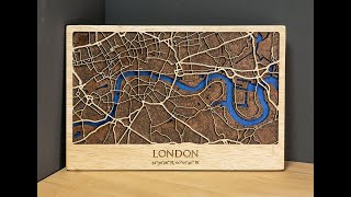 How we create beautiful maps of cities made of wood