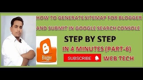How To Create Blogger Sitemap and Submit in Google Webmaster Tools in Hindi  Part-6 by Chandan singh
