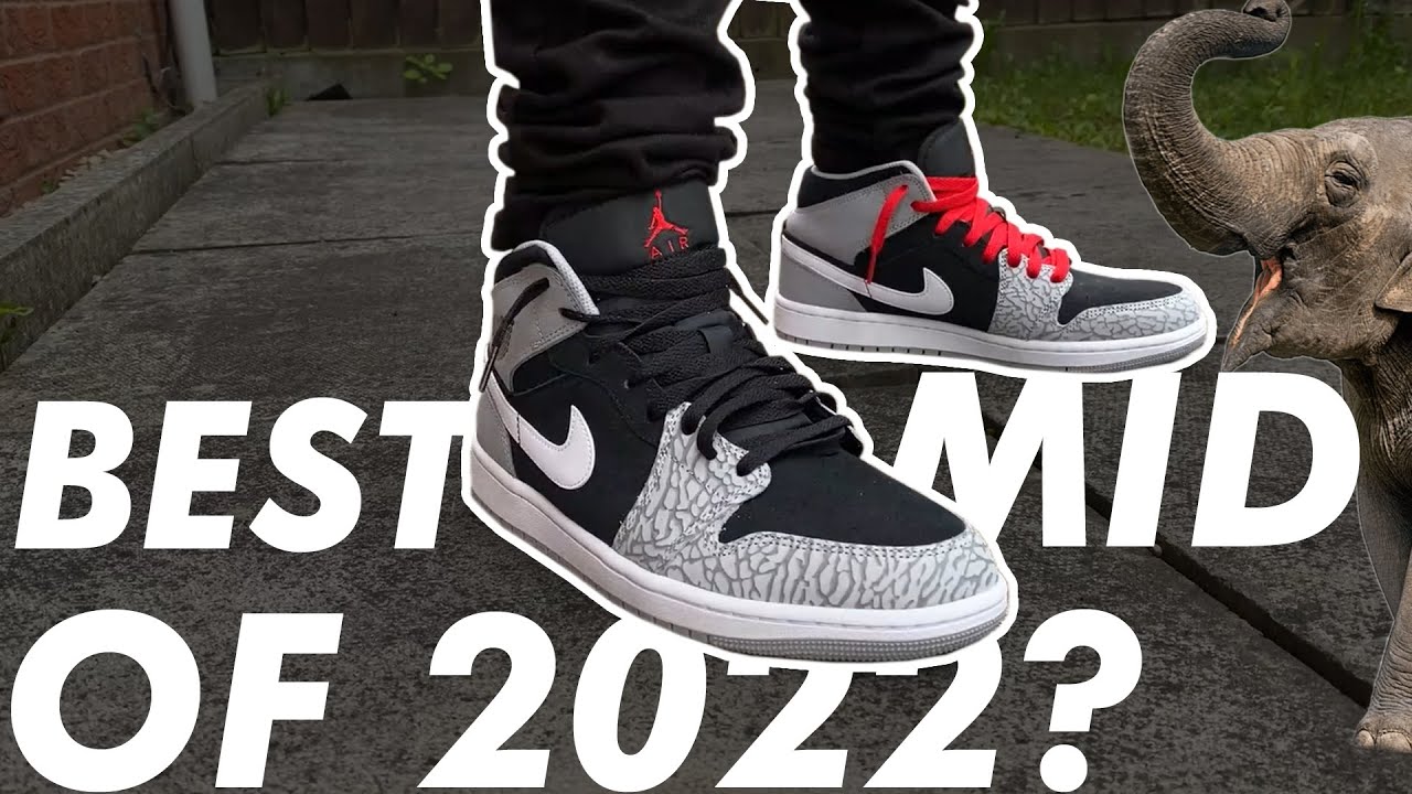 Best Jordan 1 Mid To Release This Year? The Elephant Toe - Unboxing -  Review - On Feet