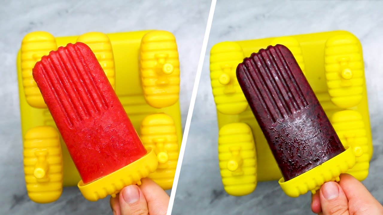 5-Ingredient Fruit And Herb Popsicles • Tasty