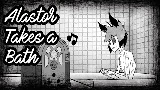 Alastor Takes a Bath - Hazbin Hotel Comic Dub