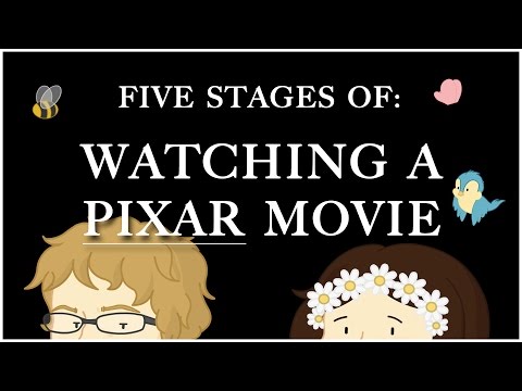 Five Stages of watching A Pixar Movie (HISHE collab)