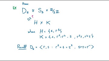 Internal Direct Products - 21 - A First Course in Abstract Algebra