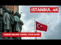 Istanbul City Walking Tour | Taksim Square Tarvel Tour Guide| 4 Feb 2021 |4k UHD 60fps|