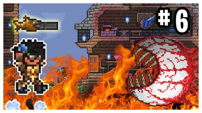 Terraria como matar o Boss do olho (Eye of Cthulhu) Master MODE 1.4  Facilmente (SET MAGE