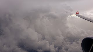 Swiss Airbus A330300  Massive thunderstorms upon landing in Miami