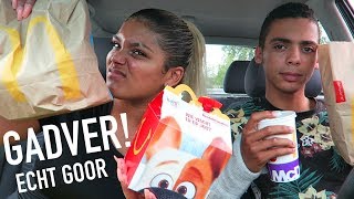 WIE BESTELD DIT NOU WEER?! | DE PERSOON VOOR ONS BEPAALD WAT WIJ ETEN! | Met Shaquille | Kelly Buth