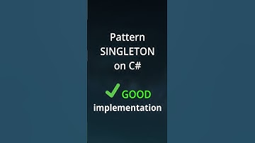 Как правильно реализовать шаблон Одиночка в C# #pattern #singleton #programming #программирование